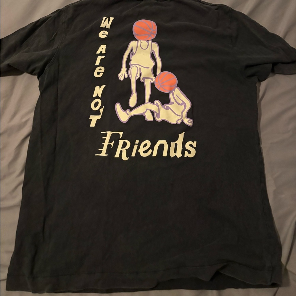 Unique Graphic Tee with Basketball Head Design